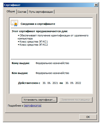сертификат сервера tls